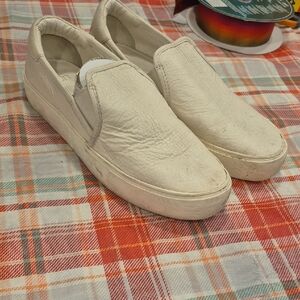 UGG Women's Cream Slip-On Loafers